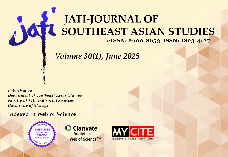 					View Vol. 30 No. 1 (2025): JATI-Journal of Southeast Asian Studies
				